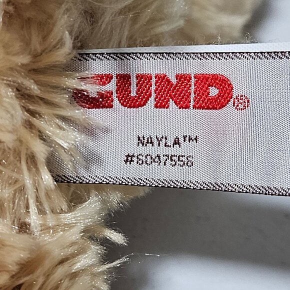 Gund Nayla Cockapoo Dog 12 Inch Shaggy Poodle Tan Plush Stuffed Animal Toy - Picture 6 of 8